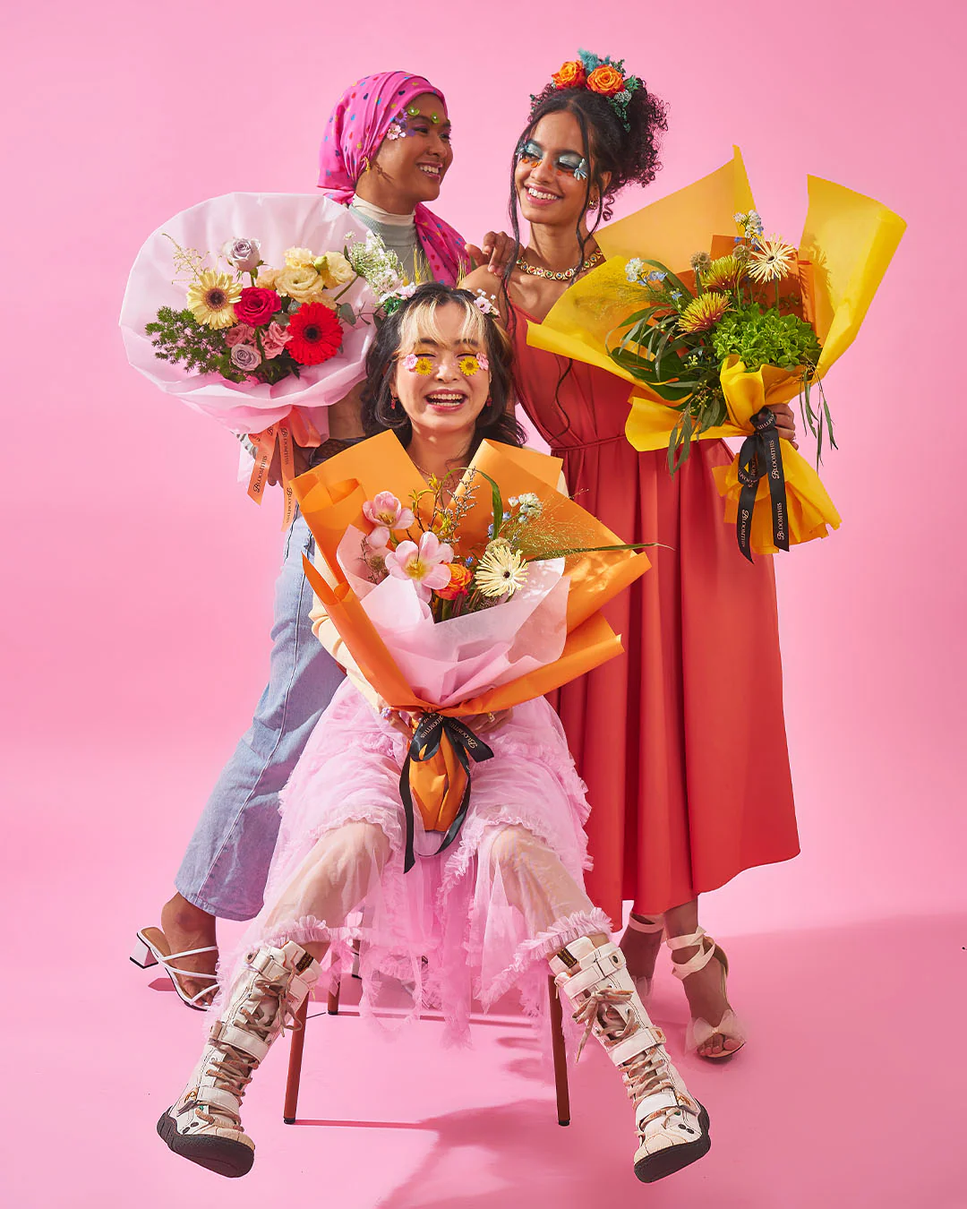 real talk pink tulip bouquet - Image 8