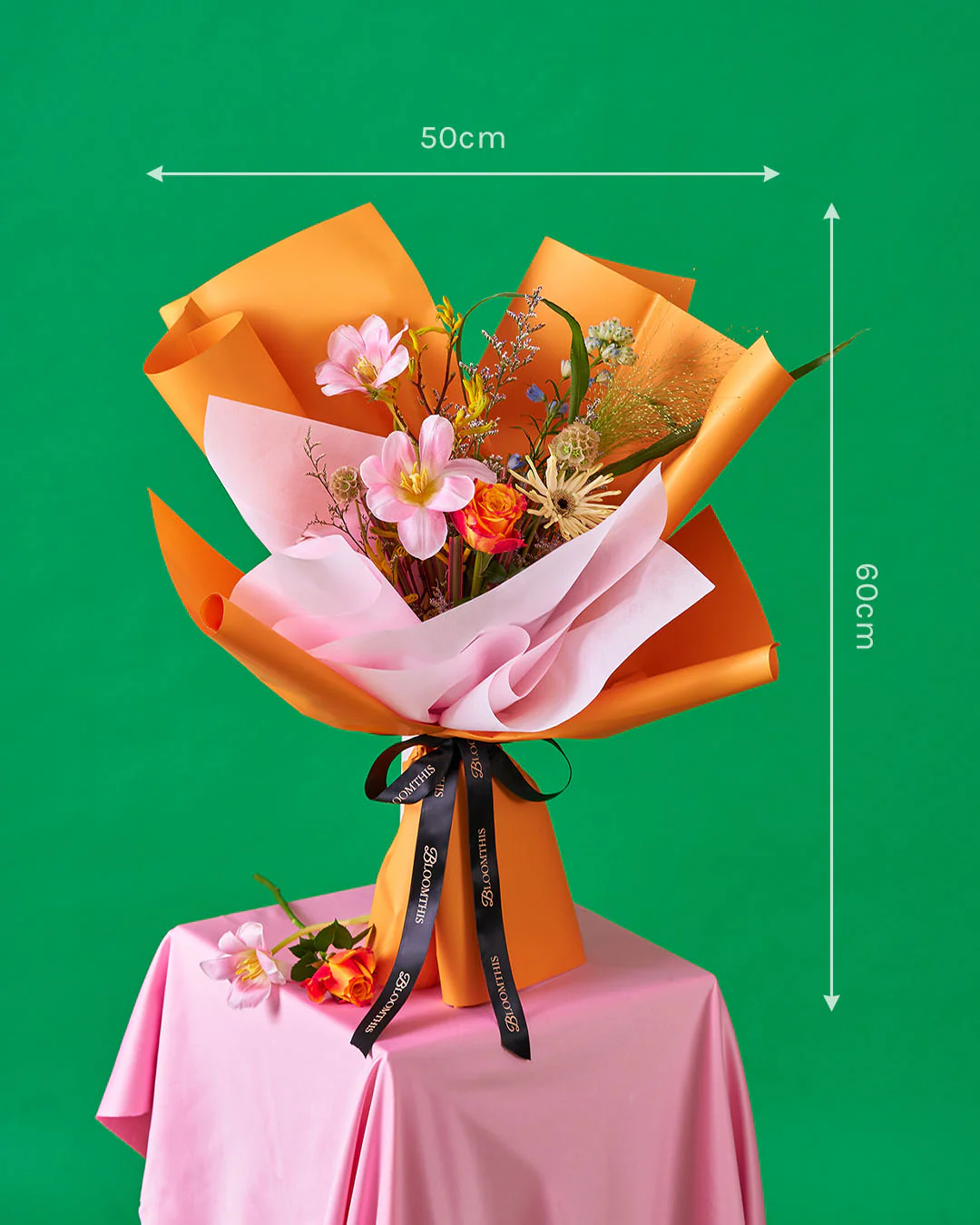 real talk pink tulip bouquet - Image 9