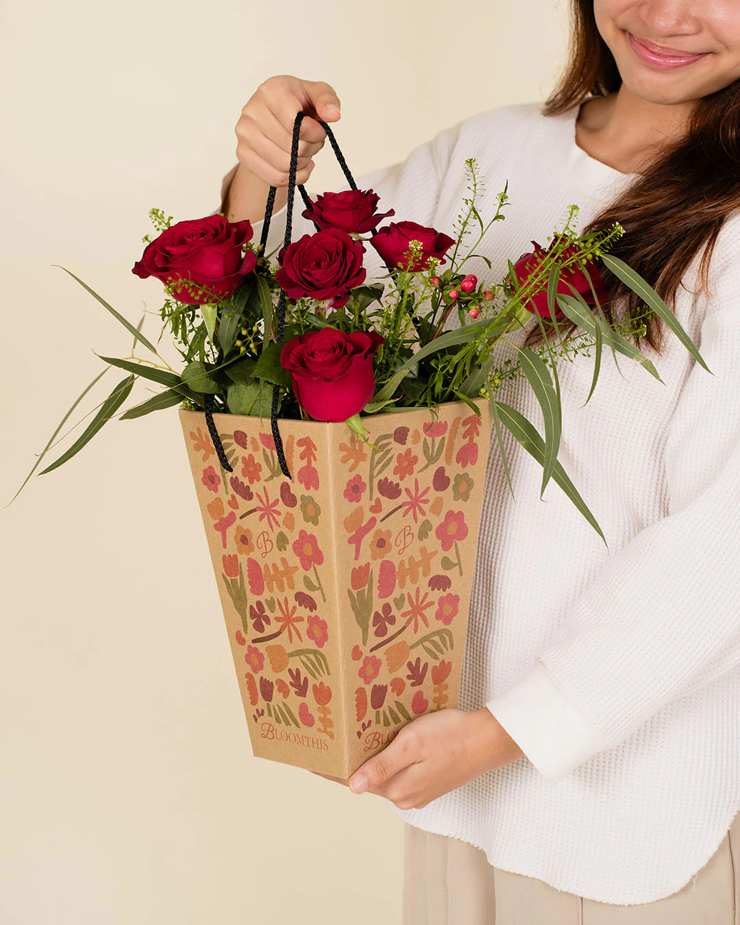 Rosalie Red Rose Mini Bloombag & re:bloom Vase - Image 6