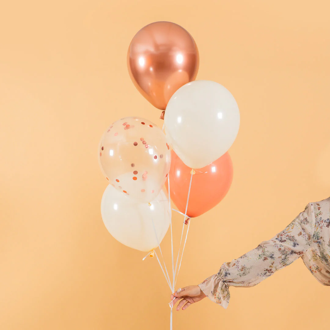 Rose Gold Helium Birthday Balloon Set - Image 8
