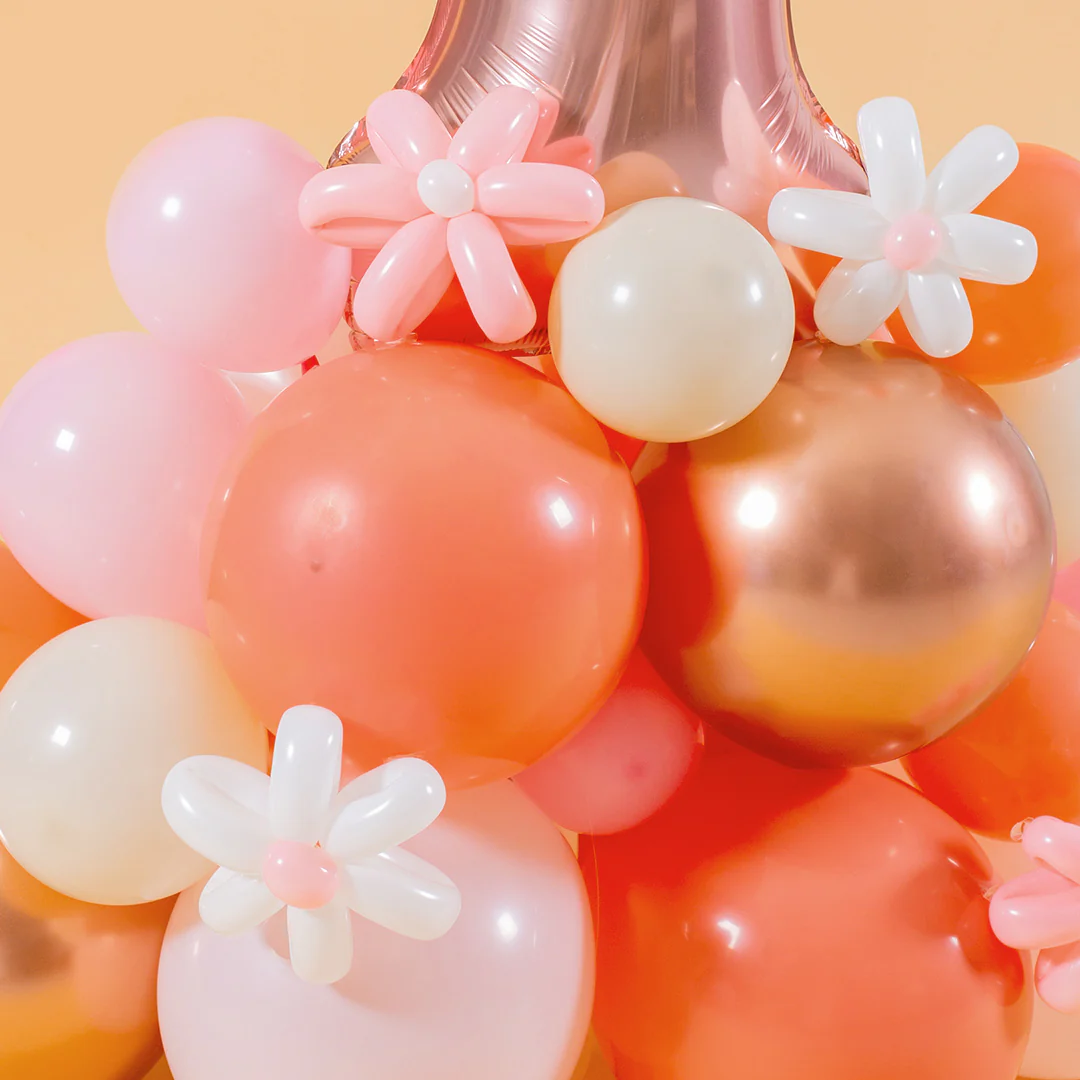 Rose Gold Marquee Number Birthday Balloon - Image 7