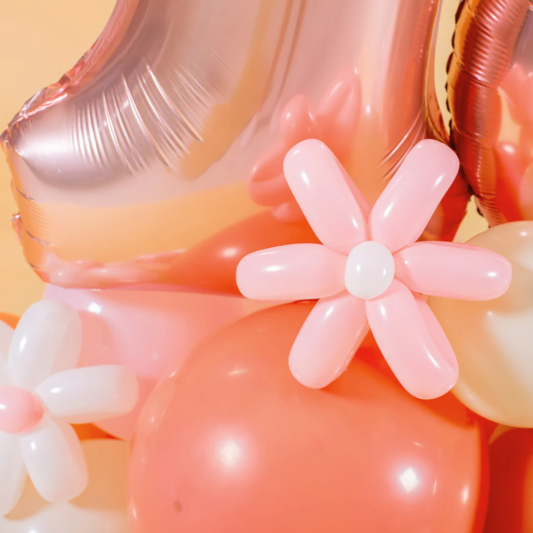 Rose Gold Marquee Number Birthday Balloon - Image 8