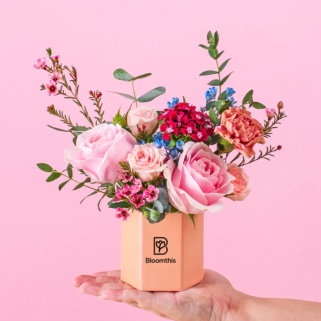 Selene Rose Mini Flower Box