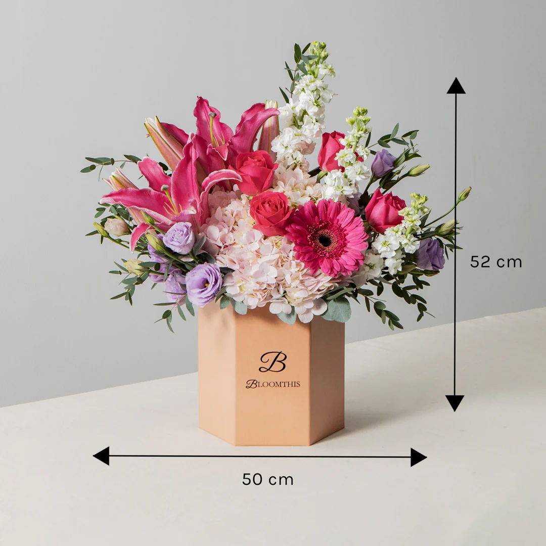 Sera Pink Lily Flower Box - Image 5