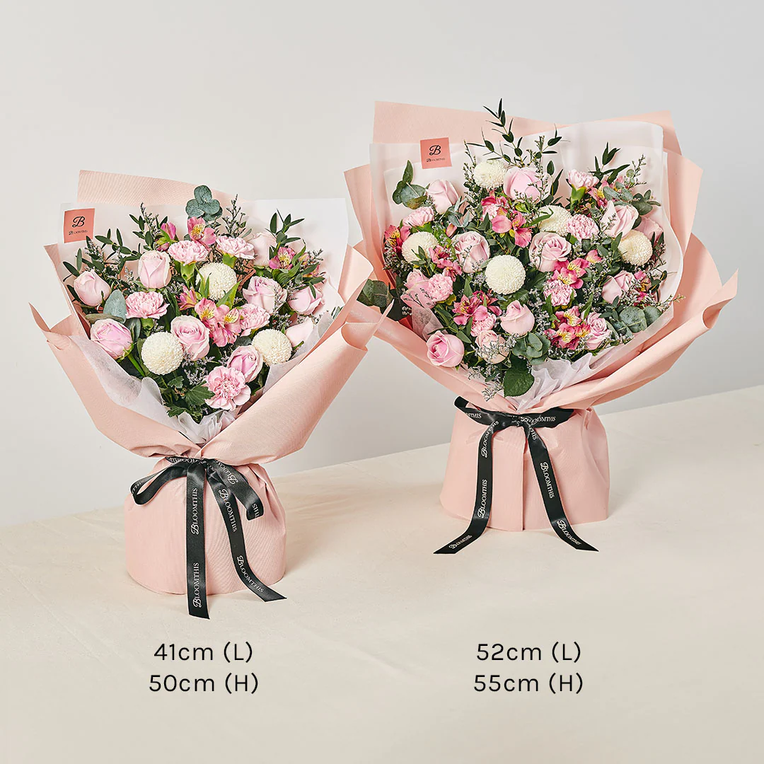 Serena Rose & Carnation Bouquet - Image 8