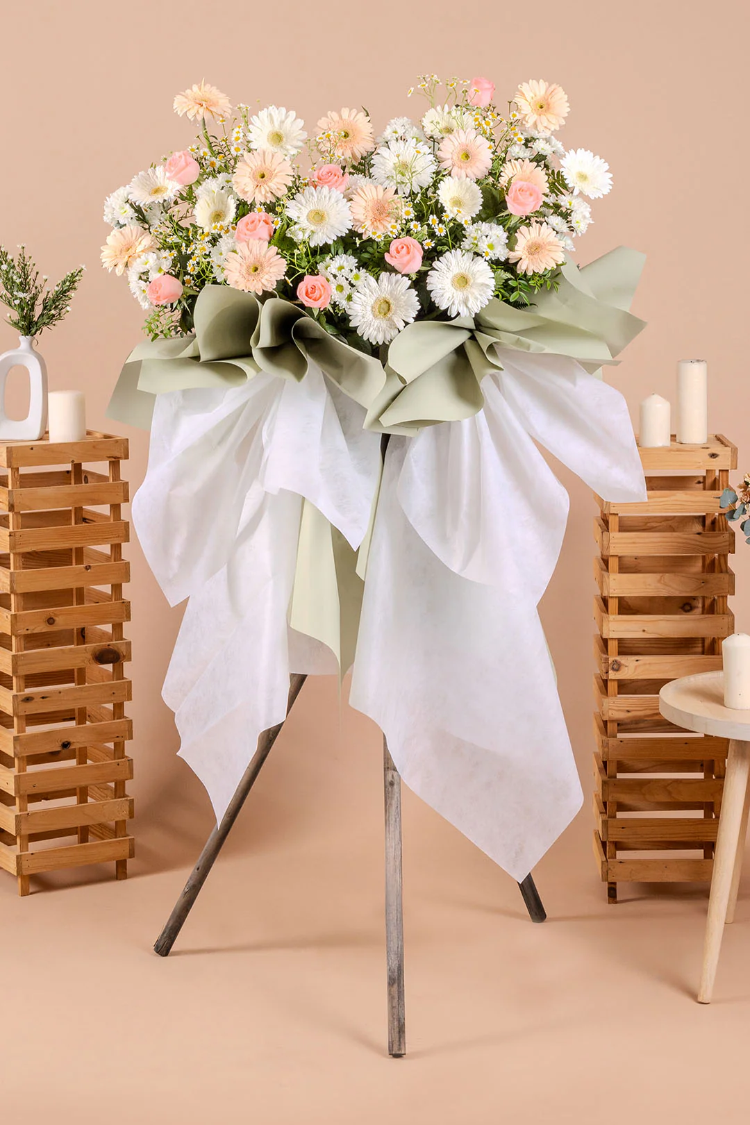 Serenity Condolence & Funeral Flower Stand