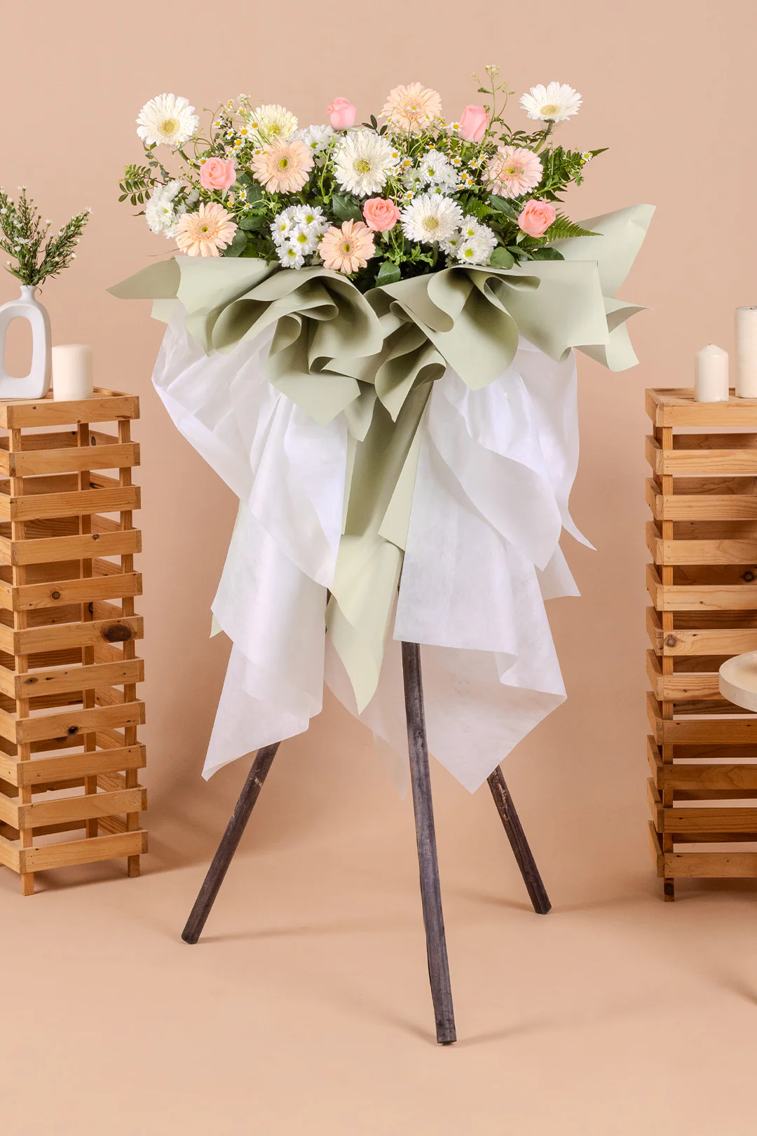 Serenity Condolence & Funeral Flower Stand - Image 3