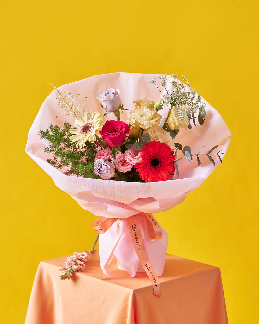 slay queen pink rose bouquet - Image 3