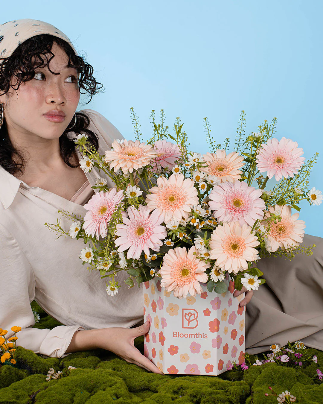 Spring Whimsy Hana Pink Gerbera Flower Box - Image 7