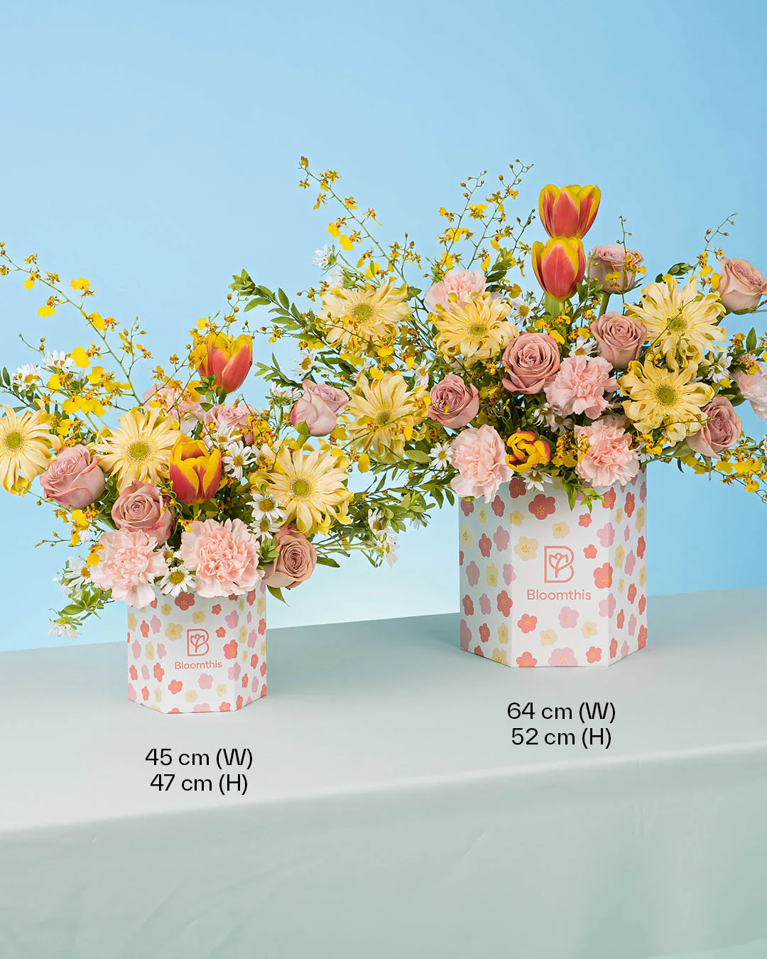 Spring Whimsy Yuhi Orange Tulip Flower Box - Image 10