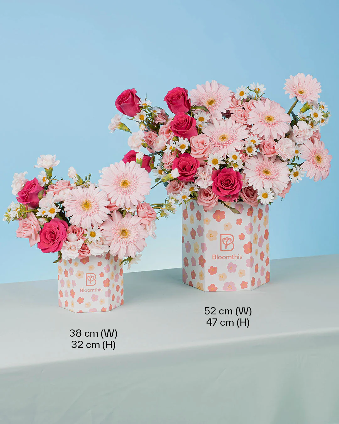 Spring Whimsy Zandra Pink Gerbera Flower Box - Image 10