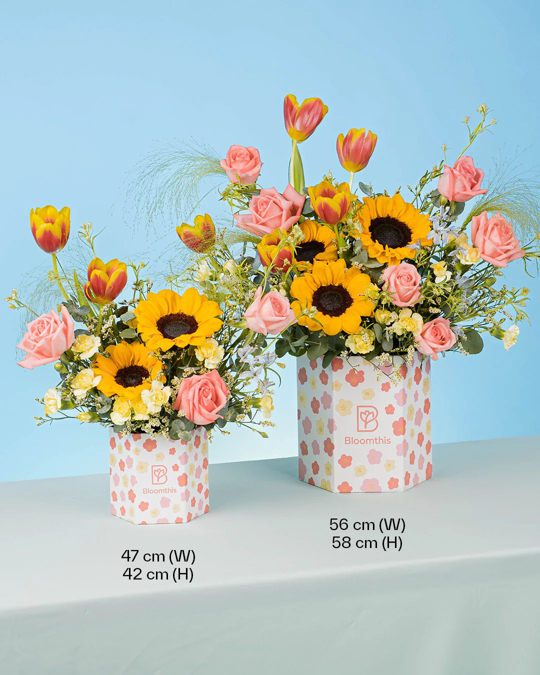 Spring Whimsy Zia Yellow Sunflower Flower Box - Image 10