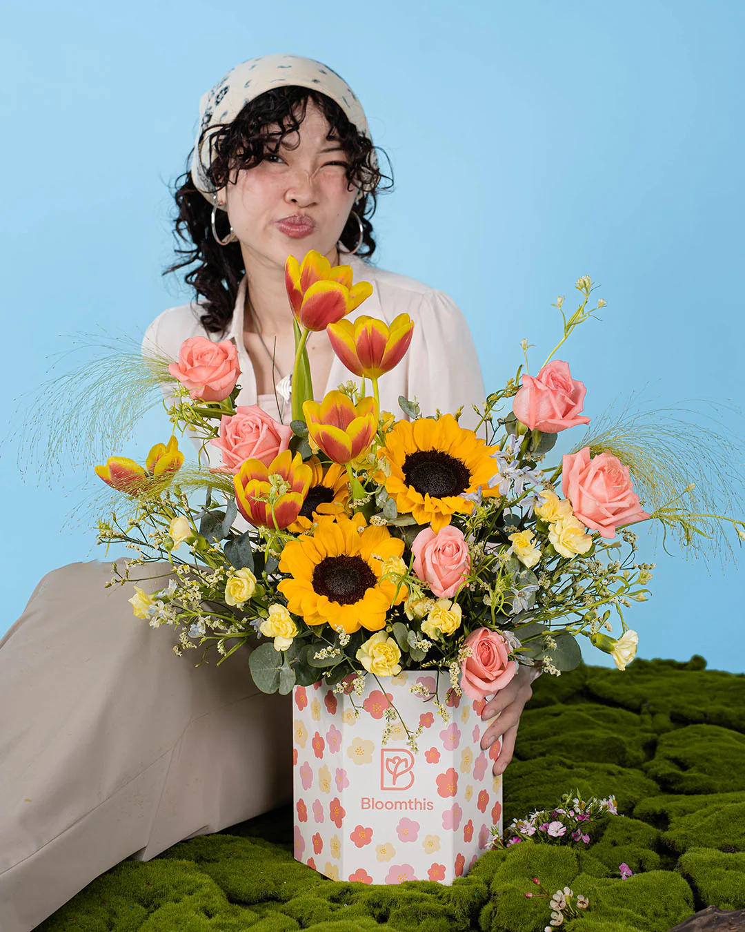 Spring Whimsy Zia Yellow Sunflower Flower Box - Image 6