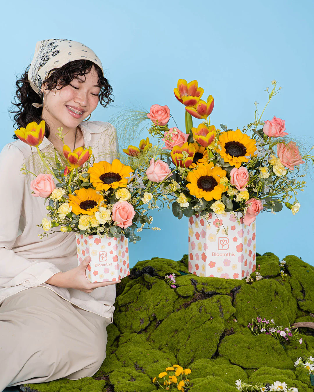 Spring Whimsy Zia Yellow Sunflower Flower Box - Image 8