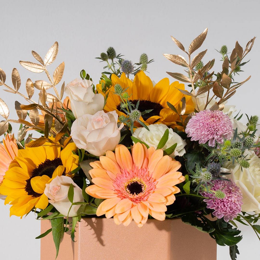 Steph Sunflower & Gerbera Flower Box - Image 3