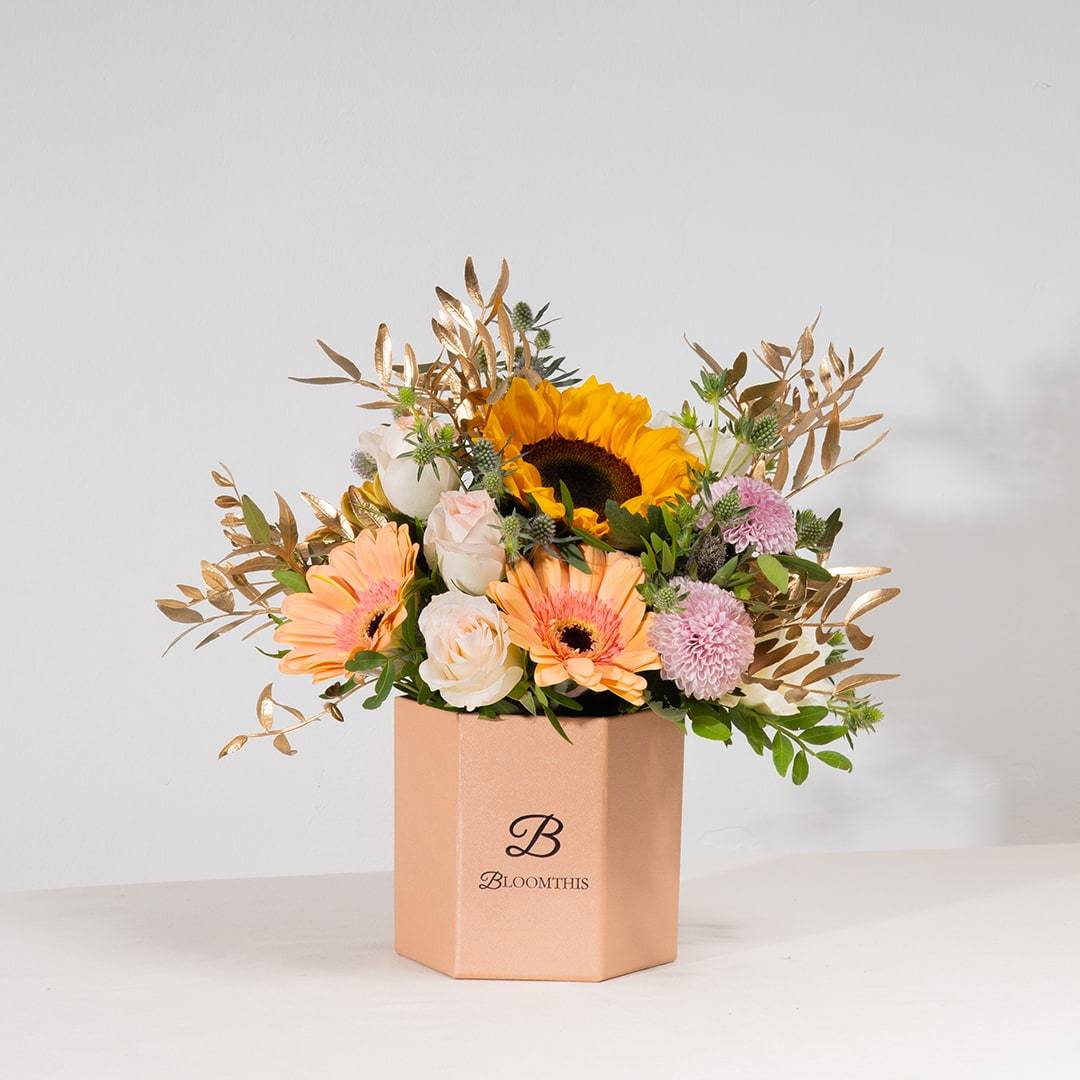Steph Sunflower & Gerbera Flower Box - Image 6