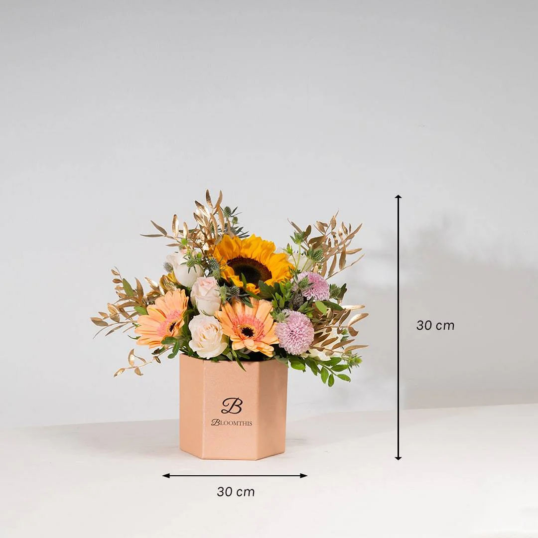 Steph Sunflower & Gerbera Flower Box - Image 9