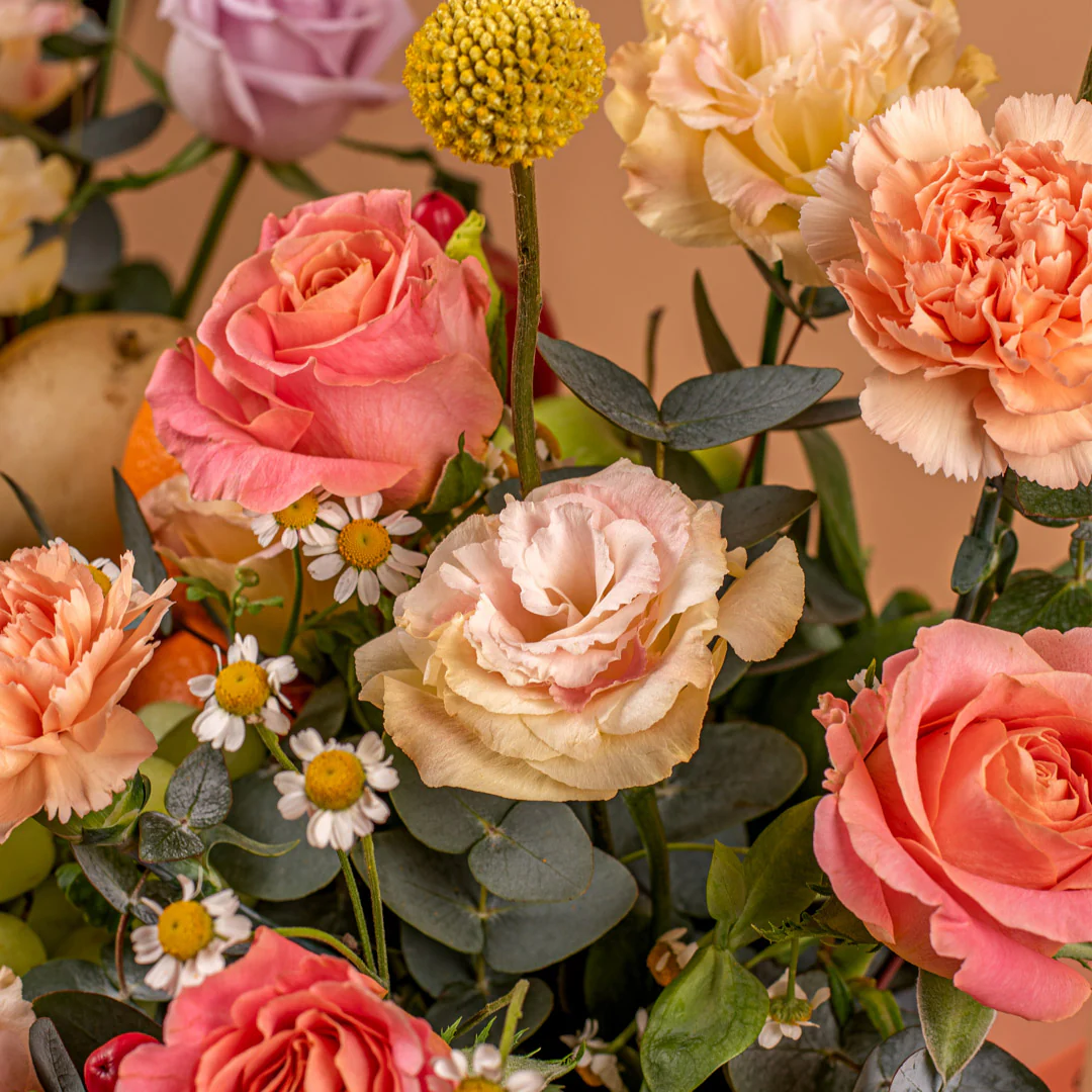 Summer Flowers & Fruit Basket - Image 4