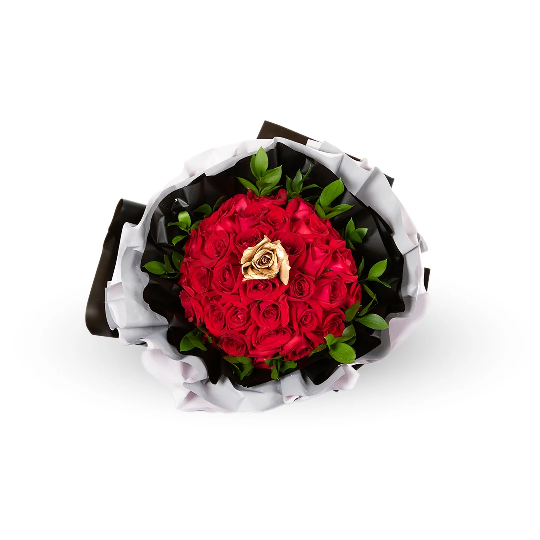Sweetheart Red Rose Bouquet - Image 3