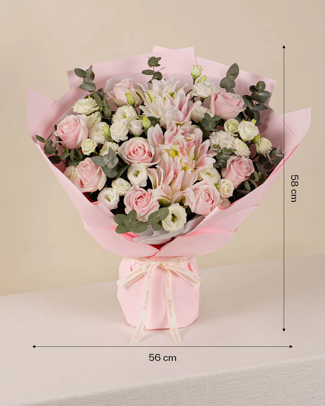 Tessa Pink Lily Bouquet - Image 5