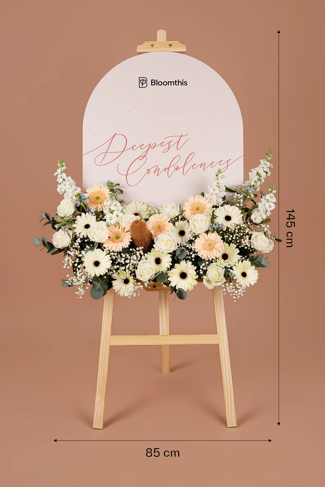 Tranquil Condolence & Funeral Flower Stand - Image 6