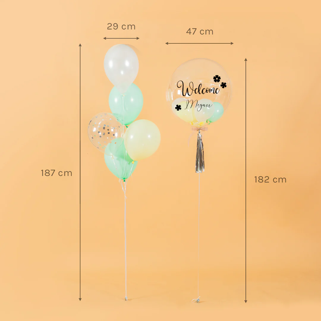 Vespa Mint Helium Party Balloons - Image 10