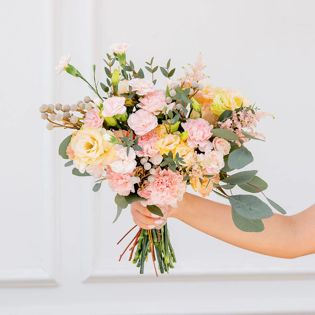 Victoria Pink Carnation Wedding Bouquet - Image 4