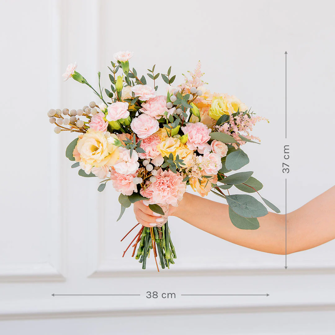 Victoria Pink Carnation Wedding Bouquet - Image 6