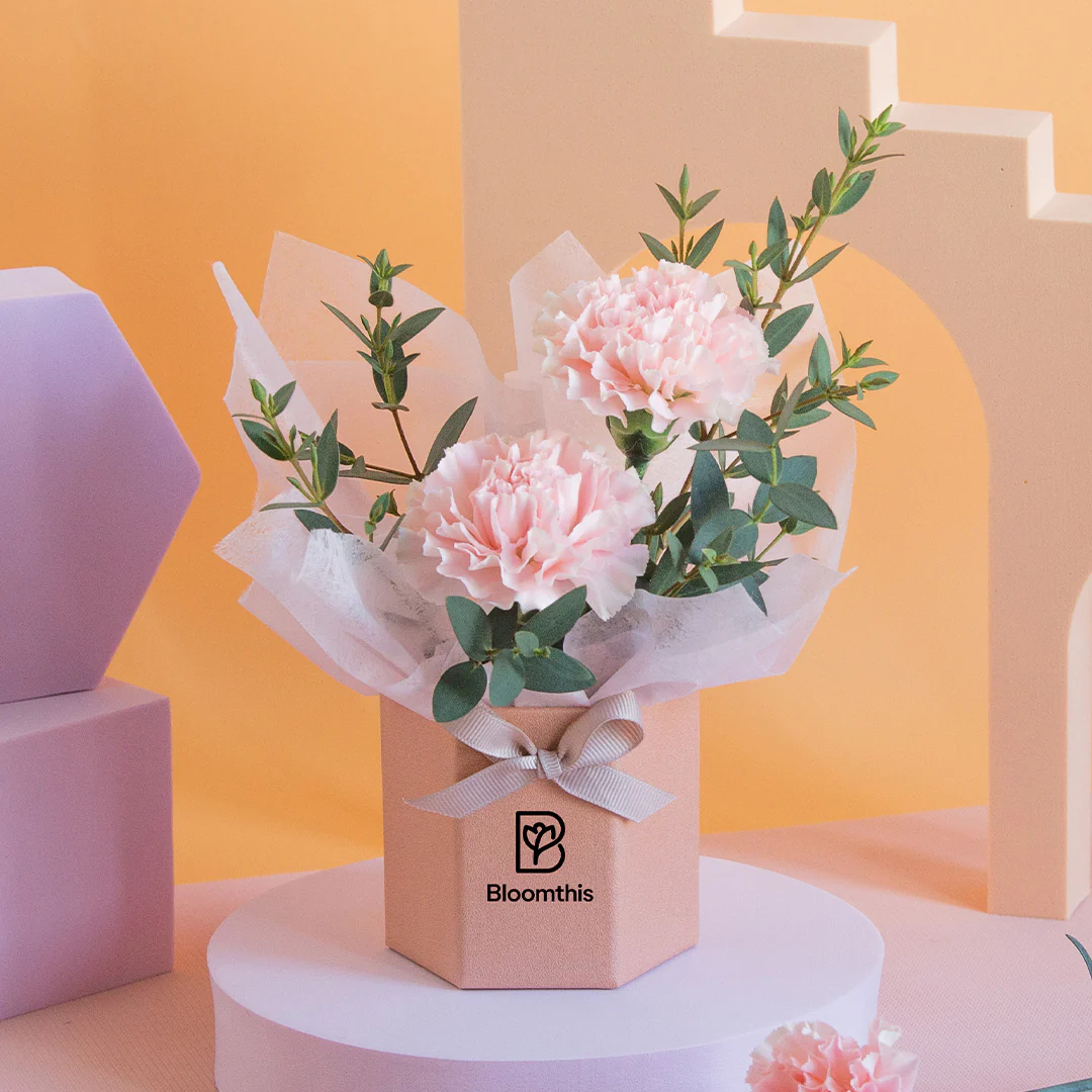 Waverly Carnation Mini Flower Box - Image 3