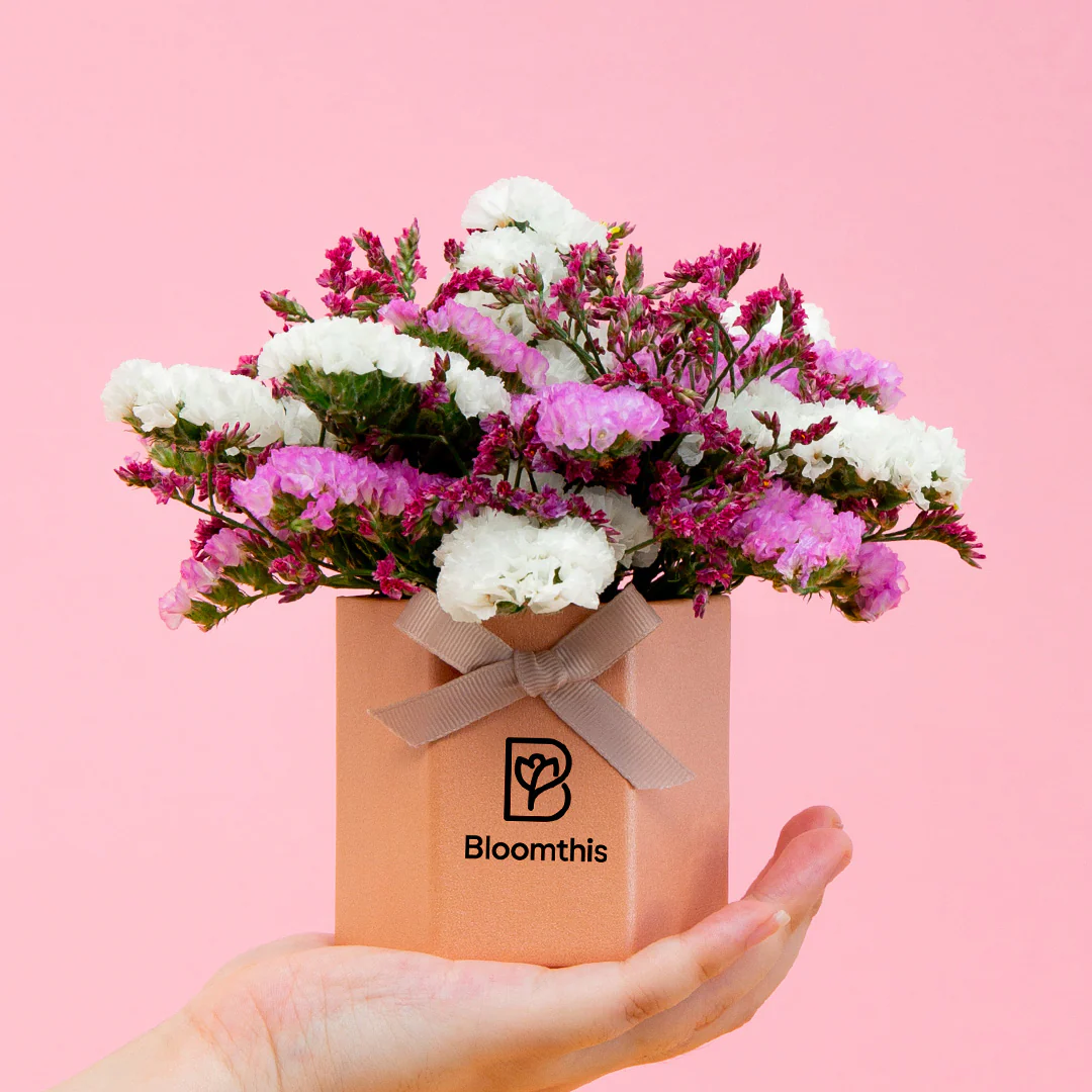 Wimberly Statice Mini Flower Box
