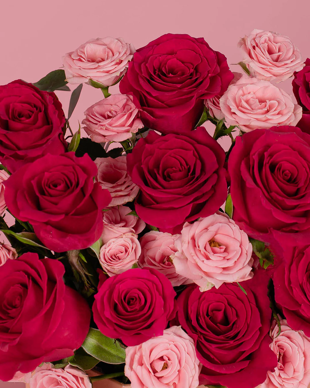 Zara Hot Cherry Pink Rose Flower Box - Image 5