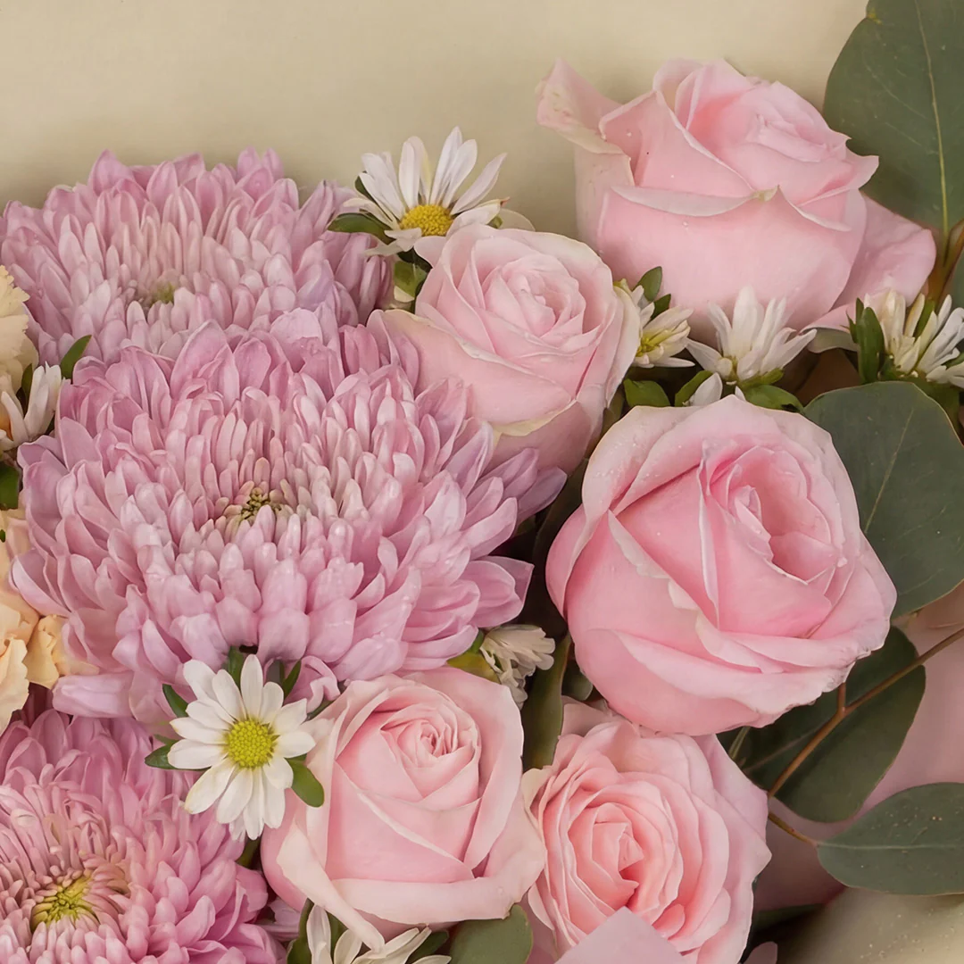 Zaylee Pink Mum Bouquet - Image 4