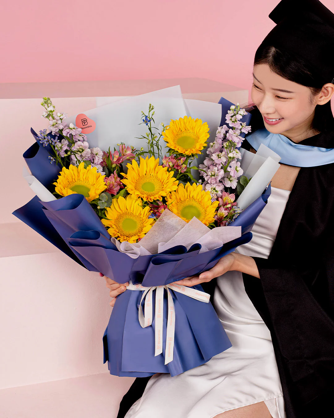 Zayne Yellow Sunflower Bouquet - Image 2