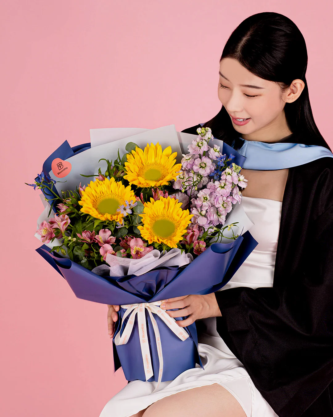 Zayne Yellow Sunflower Bouquet - Image 4