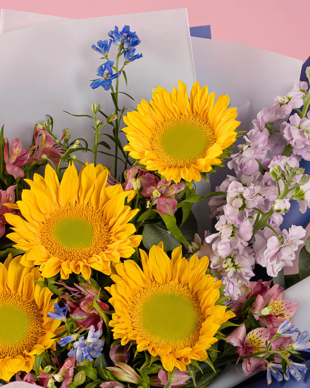 Zayne Yellow Sunflower Bouquet - Image 5