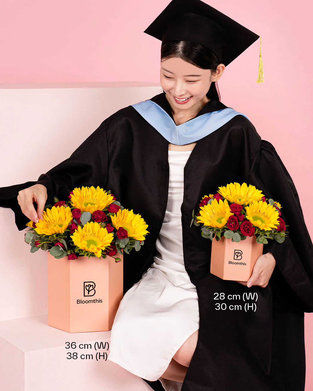 Zendaya Yellow Sunflower Flower Box - Image 6
