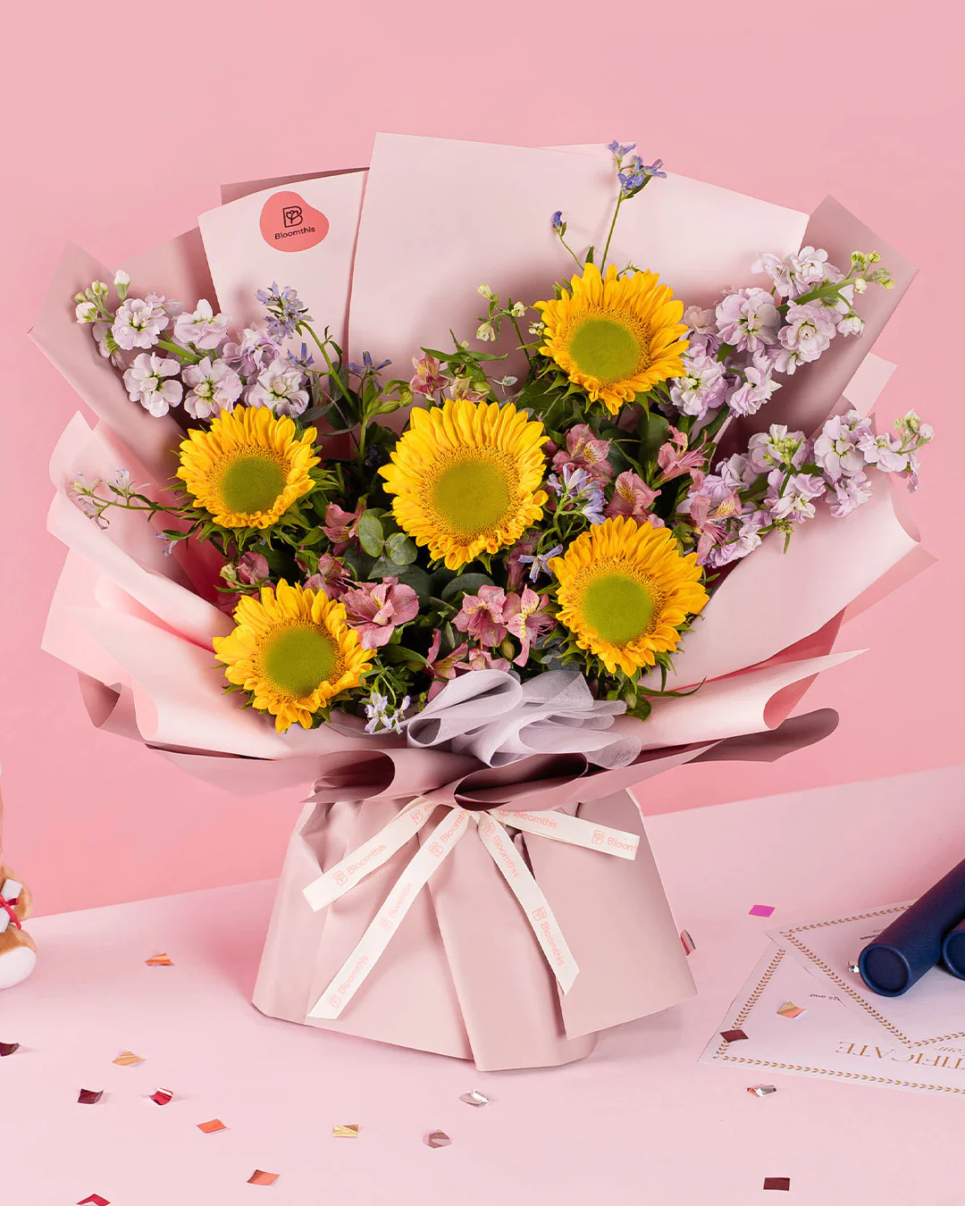 Zooey Yellow Sunflower Bouquet