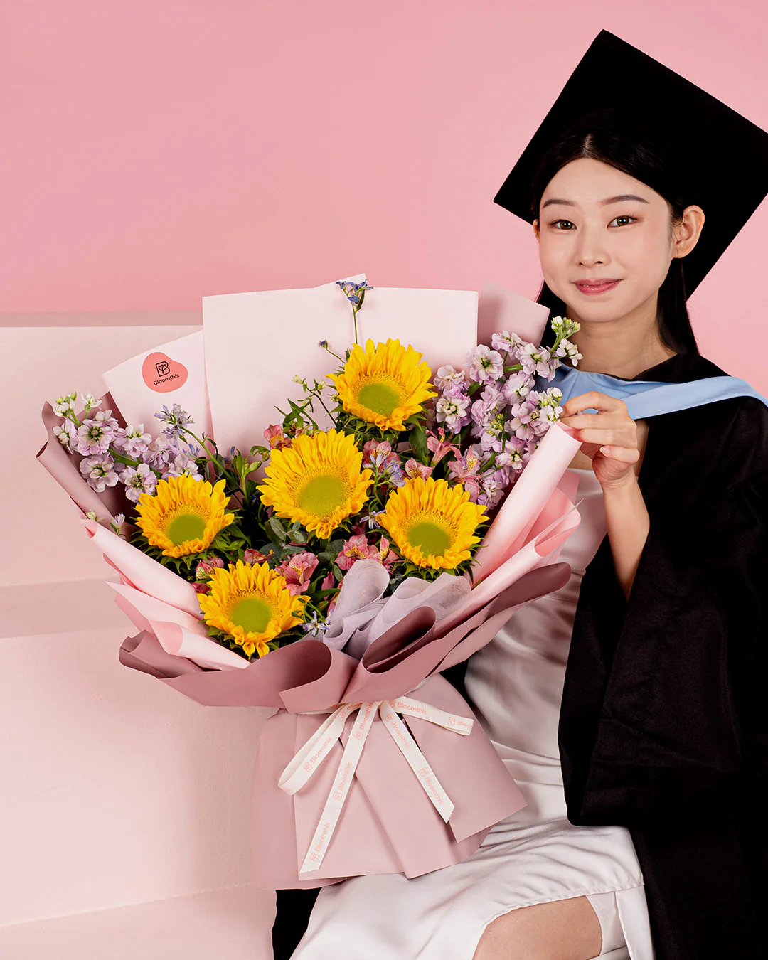 Zooey Yellow Sunflower Bouquet - Image 2