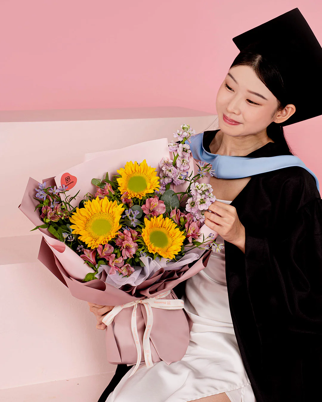 Zooey Yellow Sunflower Bouquet - Image 4